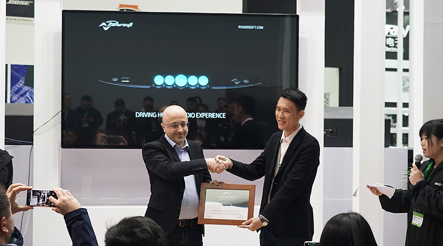  POWERSOFT 與 REYN AUDIO授權(quán)儀式