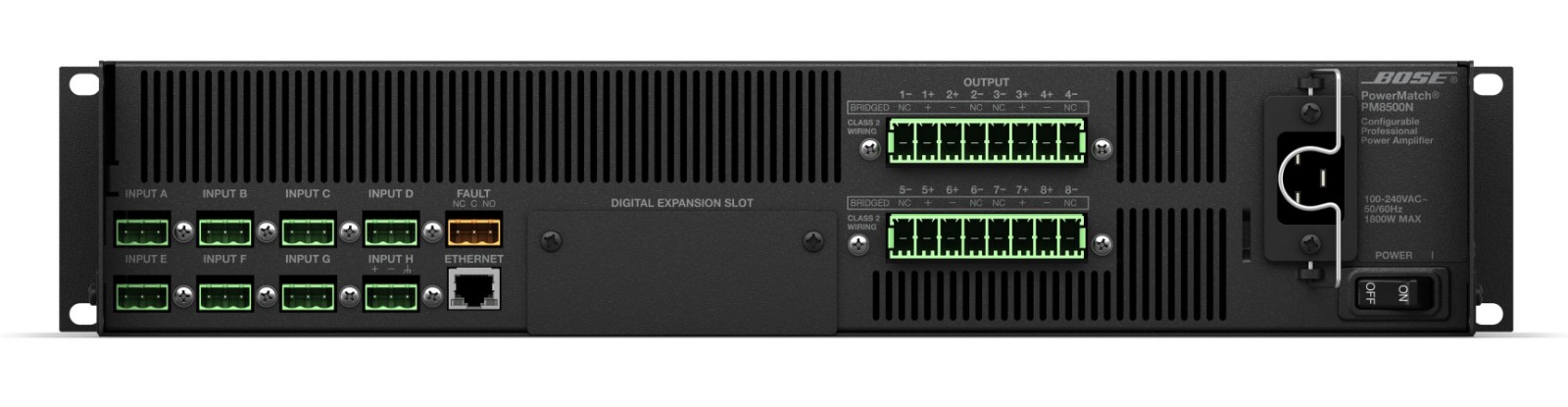 PowerMatch PM8500/8500N 可配置專業(yè)功率放大器