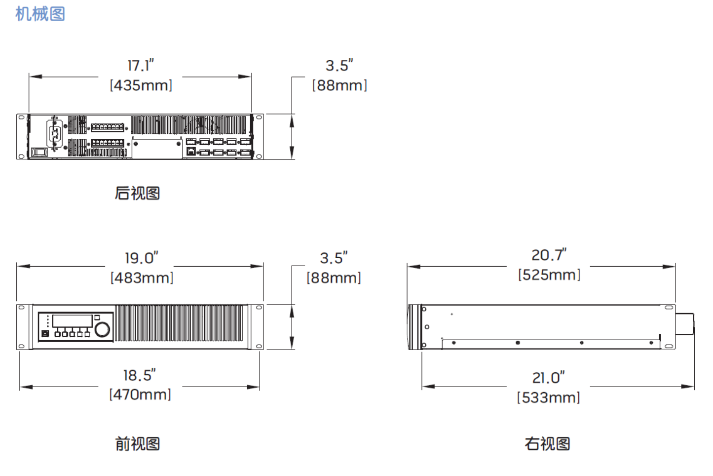 PowerMatch PM8500/8500N 可配置專業(yè)功率放大器